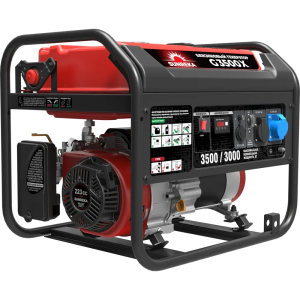 Генератор бензиновый SUNREKA G3500X (3,5кВт, 1-Ф, ручной стартер),							