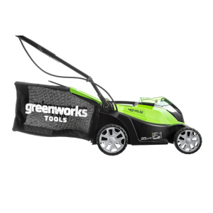 Газонокосилка аккумуляторная Greenworks, 40V, G40LM35K4, 35 см, c 1хАКБ 4 Ач и ЗУ