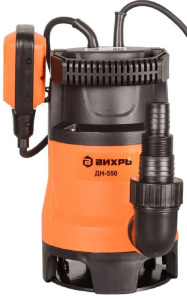 дренажные насосы Вихрь ДН-550 Челябинск, купить дренажный насос Вихрь, насосы Вихрь ДН-550 для грязной воды, цена дренажного насоса Вихрь, продажа насосов Вихрь ДН-550