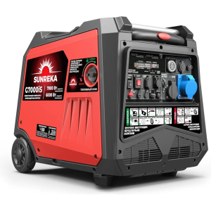 Генератор бензиновый инверторный SUNREKA G7000iS (7 кВт, 1-Ф, электростартер),							