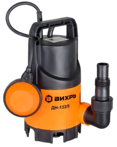 дренажные насосы Вихрь ДН-133/5 Челябинск, купить дренажный насос Вихрь, насосы Вихрь ДН-133/5 для грязной воды, цена дренажного насоса Вихрь, продажа насосов Вихрь ДН-133/5