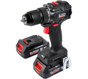 Шуруповерт Elitech HD CD 20SL2 (65Н/м, 2х4а/ч)					