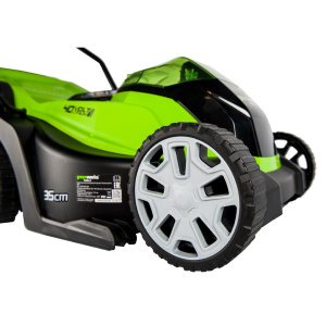 Газонокосилка аккумуляторная GREENWORKS G40LM35K2 (35 см, c АКБ 2 А/ч и ЗУ)						