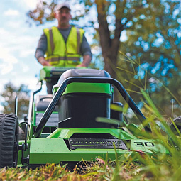 Газонокосилка аккум. GREENWORKS 82LM30S (82V, 76 см, самоходная, бесщеточная, без акк. и ЗУ),							