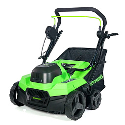 Аэратор-скарификатор аккумуляторный GREENWORKS GD40SC38II (40V, бесщеточный,  без АКБ и ЗУ)