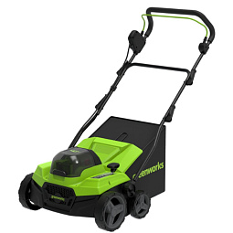 Аэратор-скарификатор аккумуляторный GREENWORKS GD40SC38II (40V, бесщеточный,  без АКБ и ЗУ)