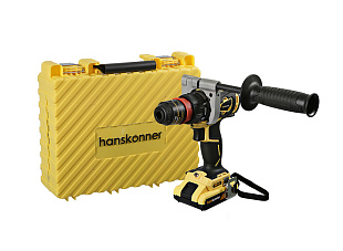 Шуруповерт HANSKONNER HCD1865BLC сменный патрон							
