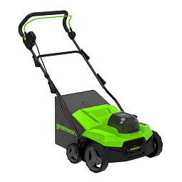 Аэратор-скарификатор аккумуляторный GREENWORKS GD40SC38II (40V, бесщеточный,  без АКБ и ЗУ)