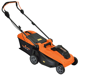 газонокосилка Carver CLM-01BL40-430HM, аккумуляторная газонокосилка, газонокосилка на аккумуляторе, садовая техника Carver CLM-01BL40-430HM, магазин Трудовик, Челябинск, купить газонокосилку CLM-01BL40-430HM, газонокосилка для участка