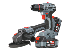 Аккумуляторный бесщеточный НАБОР 2в1 Тип-2 УШМ MKDGA-18V и шуруповерт MKBL-18B