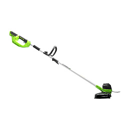 Триммер аккумуляторный GREENWORKS G40LTK4 (40V, 30 см, с 1хАКБ 2 Ач и ЗУ),							
