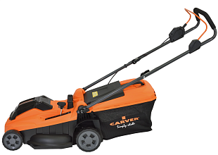 газонокосилка Carver CLM-01BL40-430HM, аккумуляторная газонокосилка, газонокосилка на аккумуляторе, садовая техника Carver CLM-01BL40-430HM, магазин Трудовик, Челябинск, купить газонокосилку CLM-01BL40-430HM, газонокосилка для участка