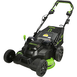 Газонокосилка аккумуляторная GREENWORKS GC82LM61S (82V, 61 см, самоходная, бесщеточная, без акк. и ЗУ),							