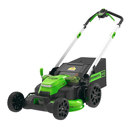 Газонокосилка аккумуляторная GREENWORKS GD60LM61 (60В, 61 см, самоходная, бесщеточная, без АКК и З/У),							