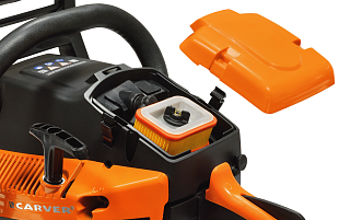 Надёжные бензопилы Carver RSG 358MF для любых задач в Челябинске. Бытовые, фермерские и профессиональные серии с системой Quick Start, антивибрацией и хромированным цилиндром. В «Трудовике» — только сертифицированные модели с гарантией. Выбирайте качество