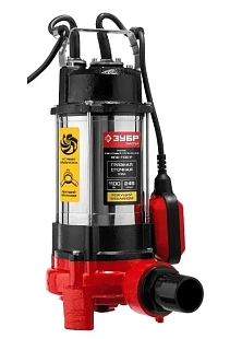 ЗУБР 1100 Вт, фекальный насос с режущим механизмом (НПФ-1100-Р)